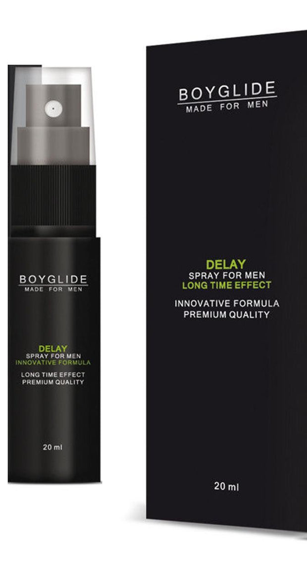 Spray ritardante per uomo contro eiaculazione precoce boyglide 20 ml delay