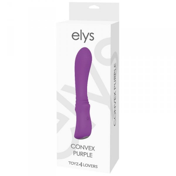 Vibratore classico elys - convex purple ricaricabile
