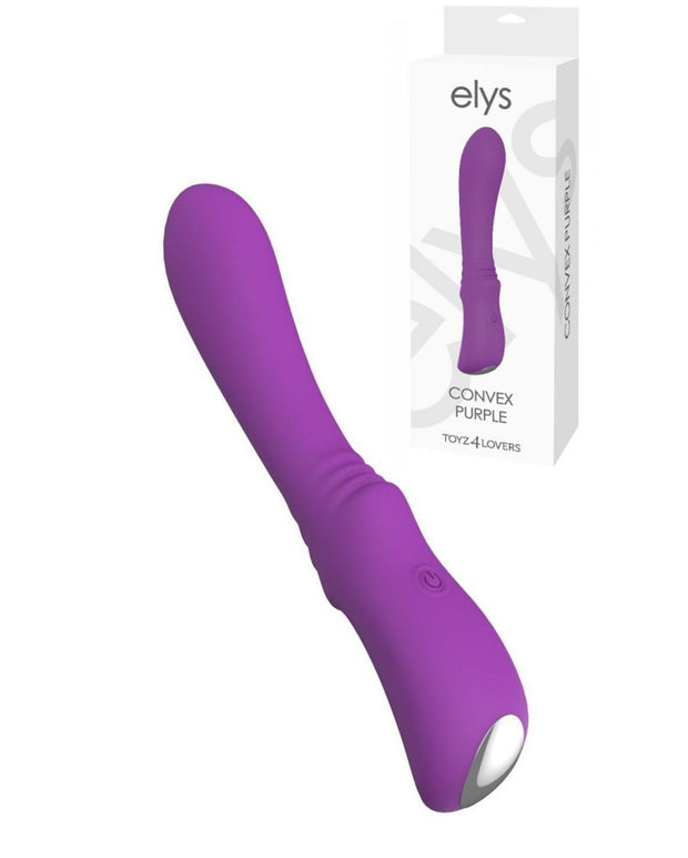 Vibratore classico elys - convex purple ricaricabile