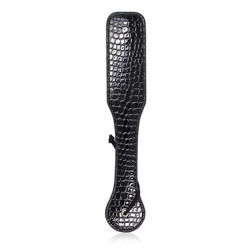 Paletta crocodile spank paddle black spanker bondage frusta sculacciatore nero sexy