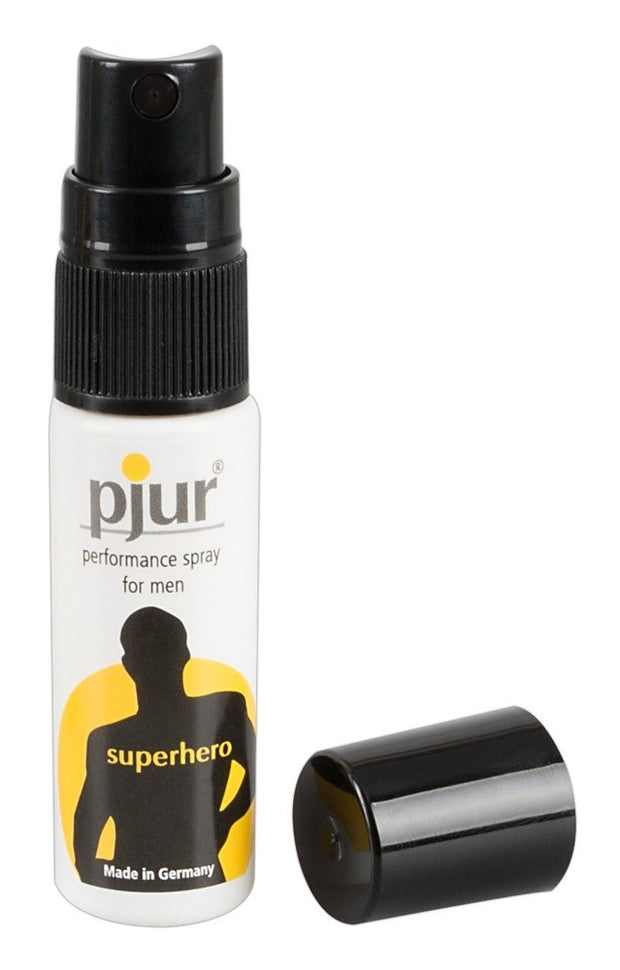 Spray ritardante per uomo pjur superhero contro eiaculazione precoce 20 ml