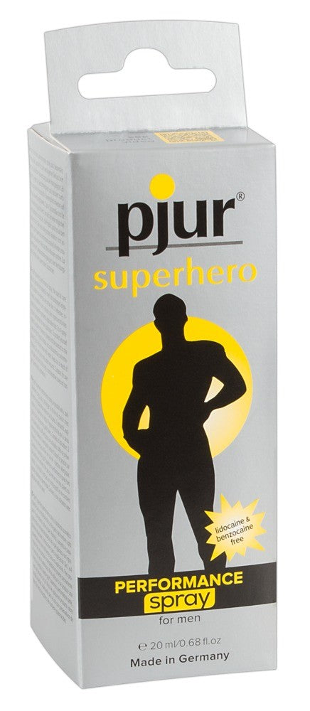 Spray ritardante per uomo pjur superhero contro eiaculazione precoce 20 ml