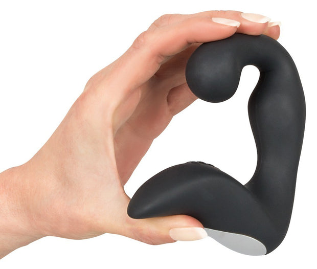 Vibratore anale per stimolazione prostata dildo fallo vibrante ricaricabile nero in silicone