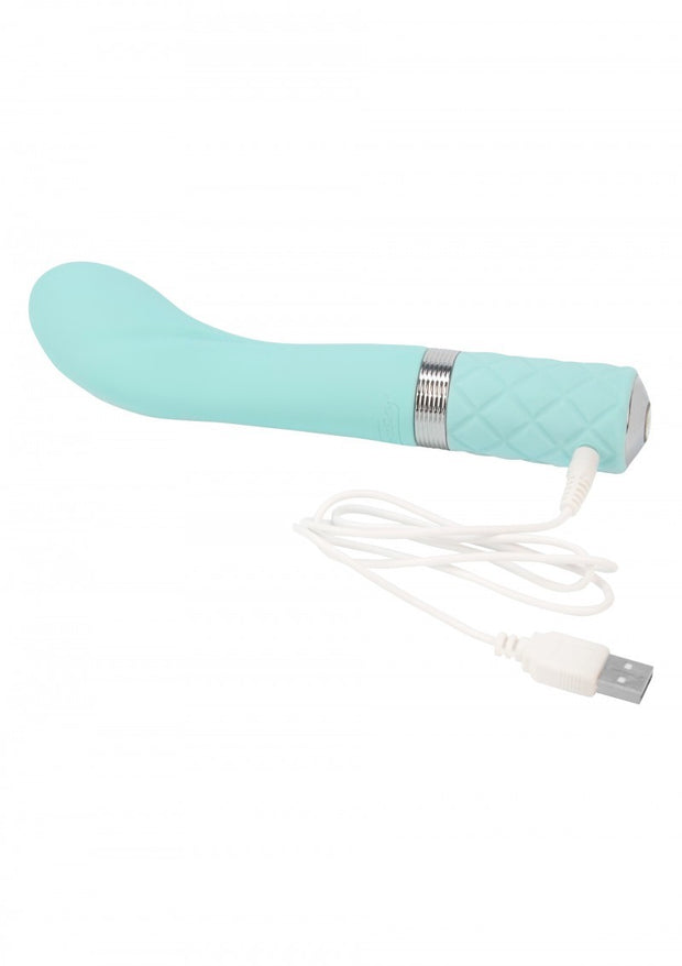 Vibratore per punto g stimolatore vaginale in silicone Blu fallo vibrante crystal