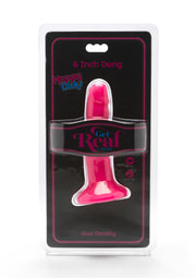 Fallo realistico slim dildo Happy Dicks Dong 6 Inch  pink