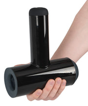 masturbatore automatico stimolatore per pene nero ricaricabile vibrante black
