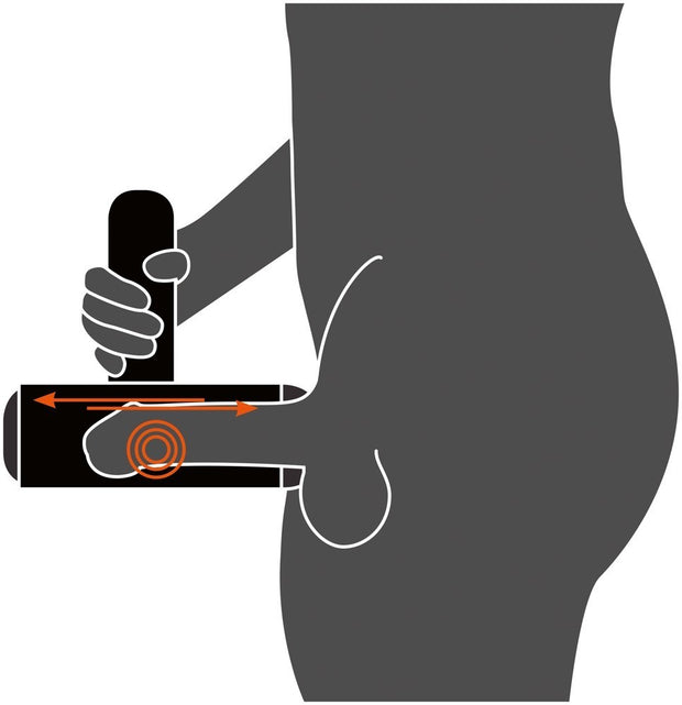 masturbatore automatico stimolatore per pene nero ricaricabile vibrante black