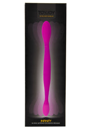 Vibratore doppio ricaricabile dildo vaginale anale fallo in silicone realistico