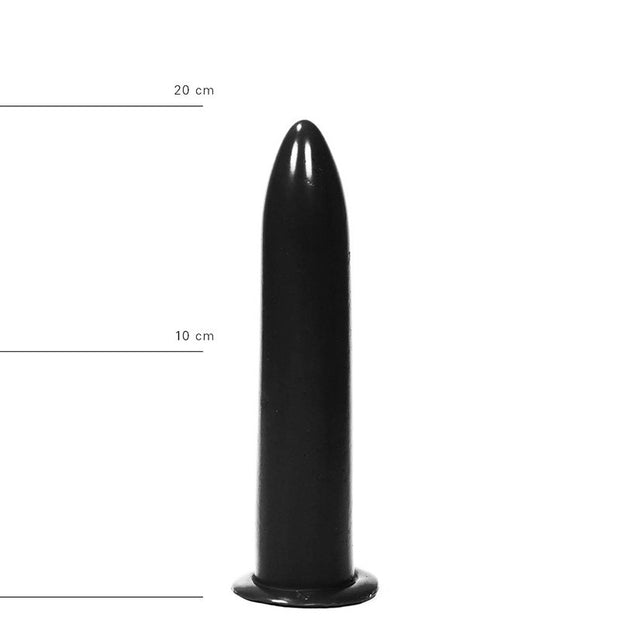 Fallo anale dildo nero plug anal butt con ventosa morbido sex toy all black