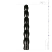 Dildo anale all black fallo nero sex toys realistico morbido plug