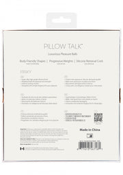 Palline vaginali stimolatore pavimento pelvico ovetto vibrante geisha kit 2 pz