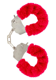 manette Furry Fun Cuffs red