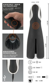 masturbatore vibrante rebel