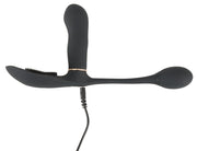 Pussy & Ass Vibrator nero