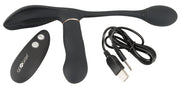 Pussy & Ass Vibrator nero