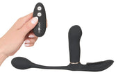 Pussy & Ass Vibrator nero