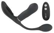 Pussy & Ass Vibrator nero