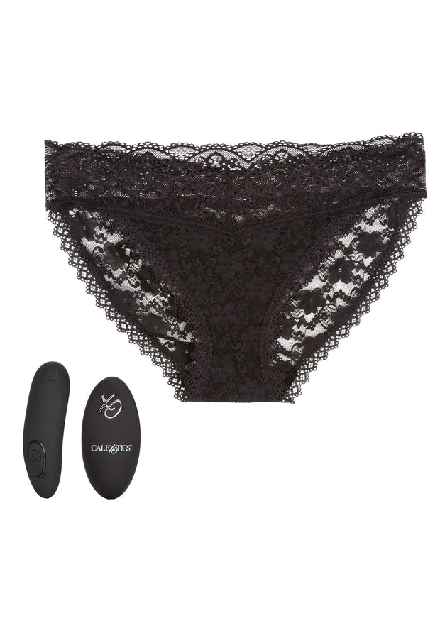 Slip vibrante in pizzo con telecomando S/M