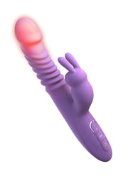 Vibratore vaginale riscaldante Her Thrusting Silicone Rabbit