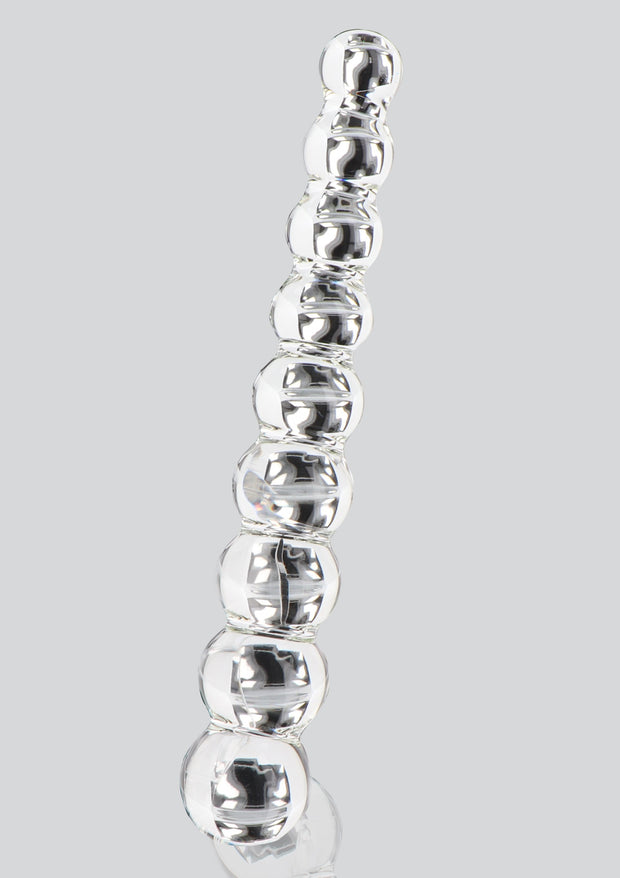 Stimolatore vaginale anale in vetro Frozen Fountain