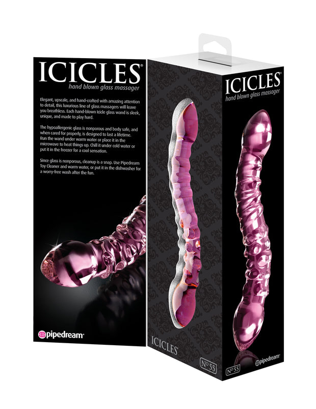 Fallo doppio dildo Icicles No.55