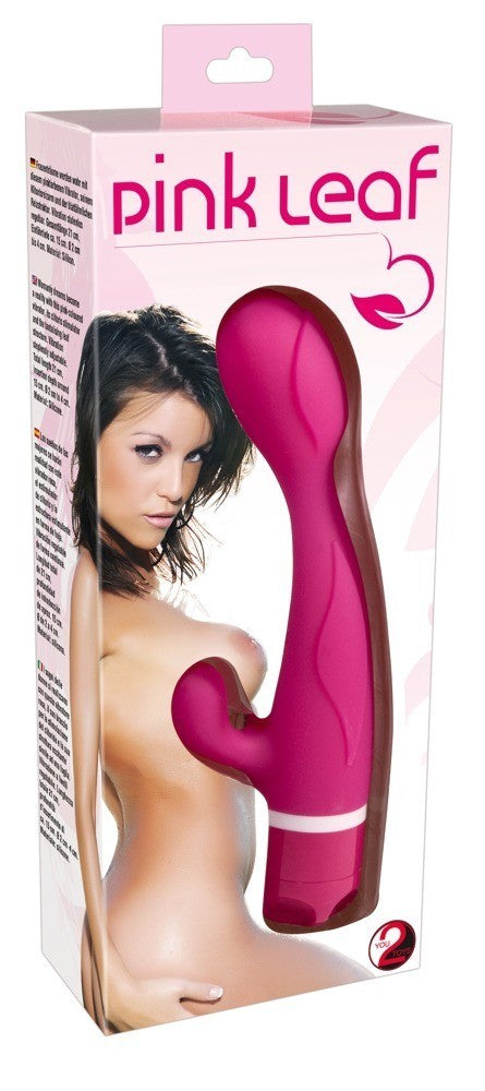 Vibratore vaginale Rabbit Pink Leaf
