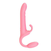 Vibratore vaginale anale stimolatore clitoride strap on