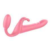 Vibratore vaginale anale stimolatore clitoride strap on