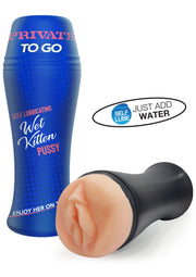 Masturbatore vagina realistica Wet Kitten Self Lube To Go