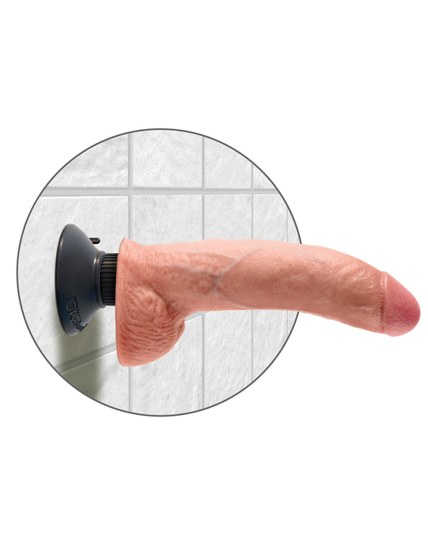 Vibratore realistico vaginale anale King Cock 9 with Balls