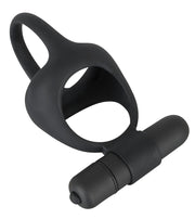 Anello fallico ritardante Vibro-cock Ring with Testicle Spreader