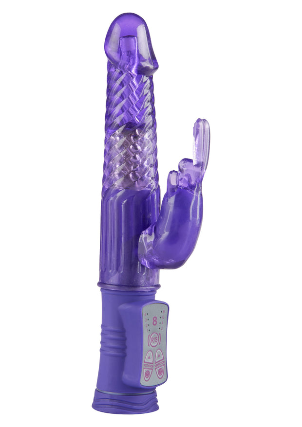 Vibratore vaginale rabbit viola Happy Hugging Bunny