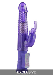 Vibratore vaginale rabbit viola Happy Hugging Bunny