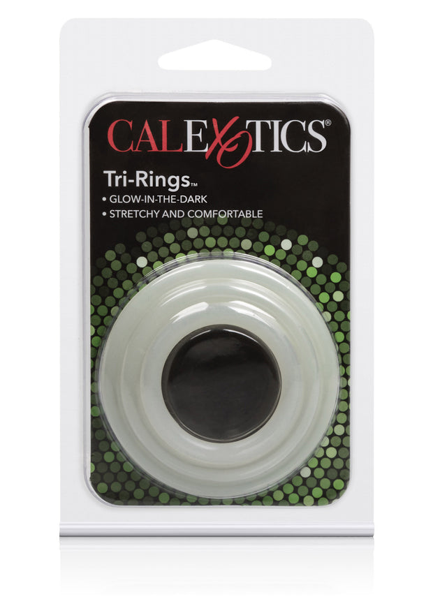 Anello fallico Glow in the dark kit Tri-Rings