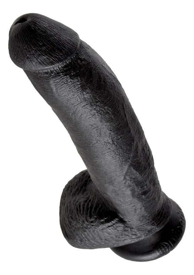 Fallo realistico vaginale anale Cock 9 Inch With Balls black