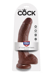 Fallo realistico con ventosa e testicoli Cock 9 Inch With Balls