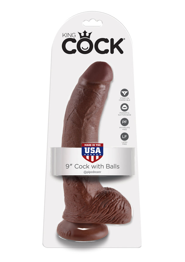 Fallo realistico con ventosa e testicoli Cock 9 Inch With Balls