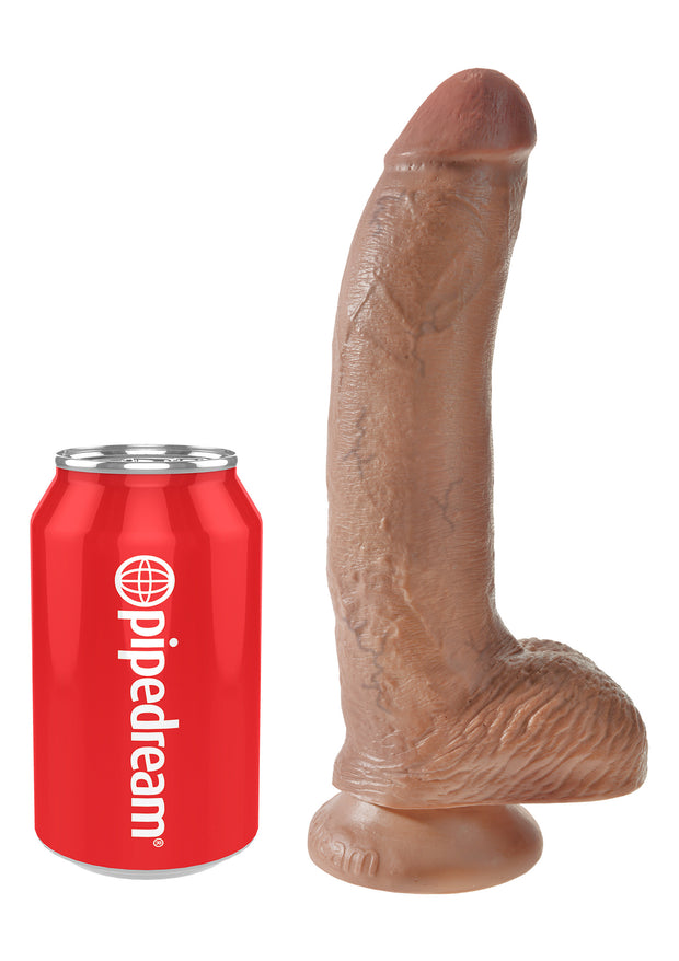 Fallo realistico vaginale anale con ventosa e testicoli Cock 9 Inch With Balls