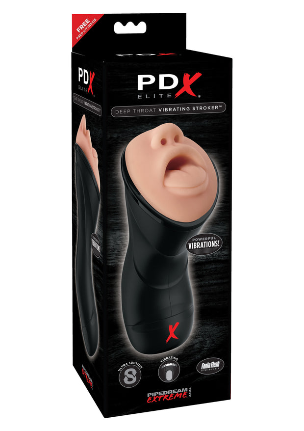 masturbatore Elite Deep Throat Vibr Stoker