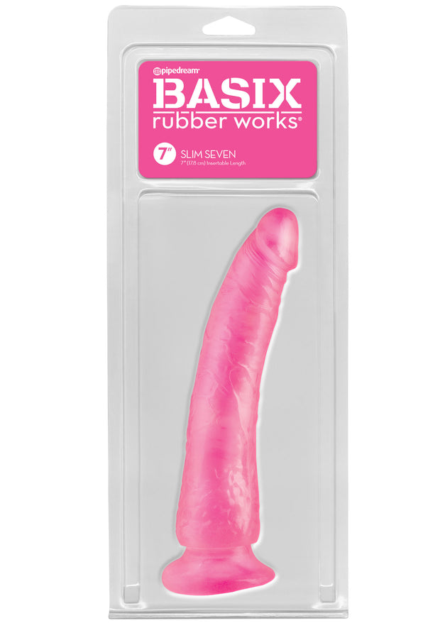 Fallo realistico Slim 7 Inch with Suction Cup