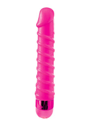 Vibratore vaginale anale rosa Candy Twirl Massager